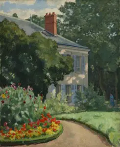 5- Le Jardin de la Queue-en-Brie, Ernest Rouart, 1910, huile sur toile (92,5*79,2) - collection particulière - photo © Christian Baraja