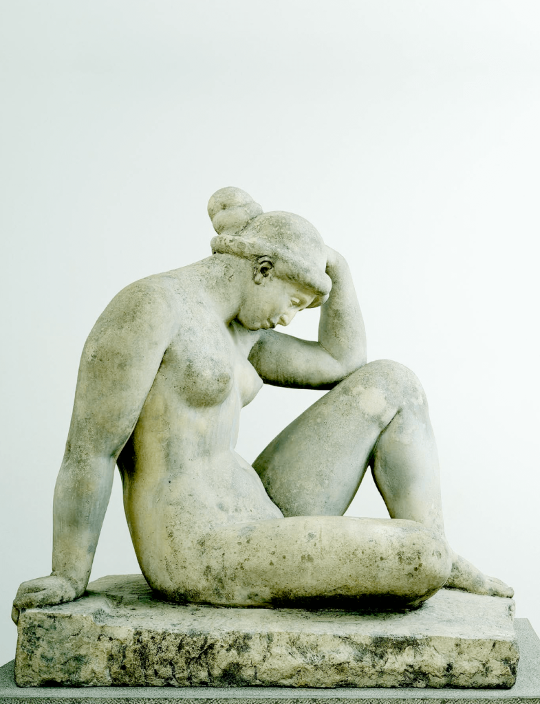 Aristide Maillol La Méditerranée, vers 1905-1907 Pierre de Lens, 114 x 78 x 107,5 cm Collection Oskar Reinhart « Am Römerholz », Winterthour