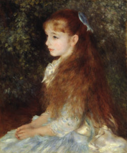 Pierre-Auguste Renoir Portrait de Mademoiselle Irène Cahen d’Anvers (La petite Irène), 1880 huile sur toile, 65 x 54 cm Fondation Collection E.G. Bührle, Zurich photo SIK-ISEA, Zurich (J.-P. Kuhn)