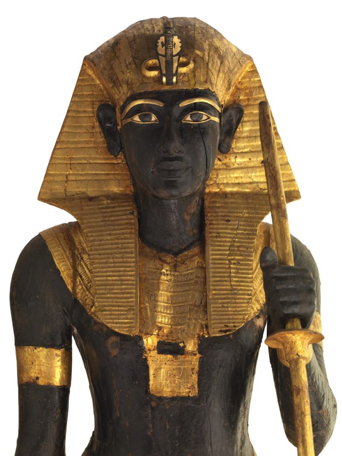 GEM 5-4_Wooden Guardian Statue of the Ka of the King Wearing the Nemes Headcloth_CARTER 22_3