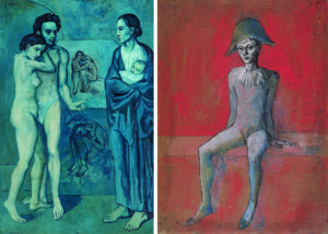 PICASSO BLEU ET ROSE