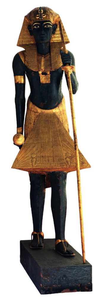 Statue à l’effigie du roi montant la garde, XVIIIe dynastie, règne de Toutânkhamon, 1336-1326 av. J.-C.