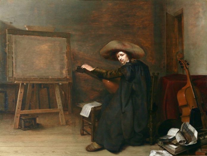 Artiste dans son atelier In Artpassions Web