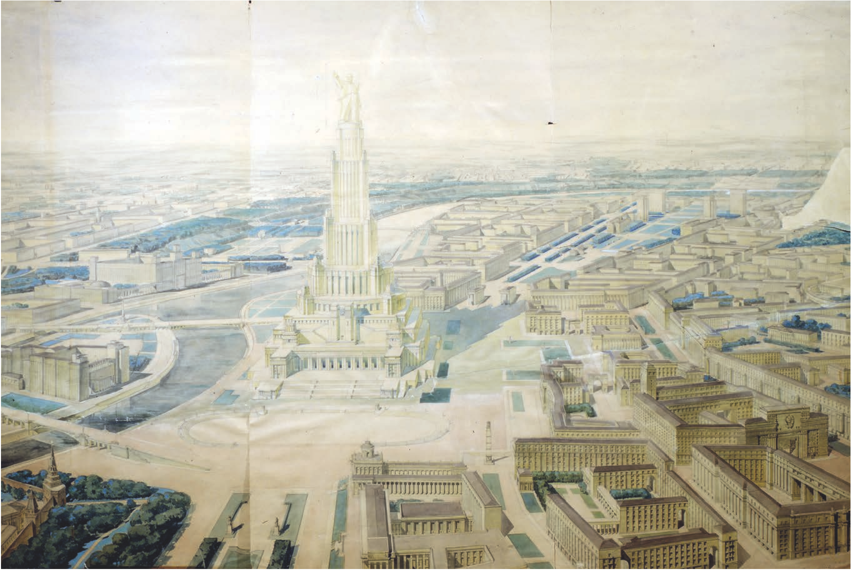 Iofan, Chtchuko, Gelfreikh Palais des soviets, 1932 Shchusev State Museum of Architecture, Moscow