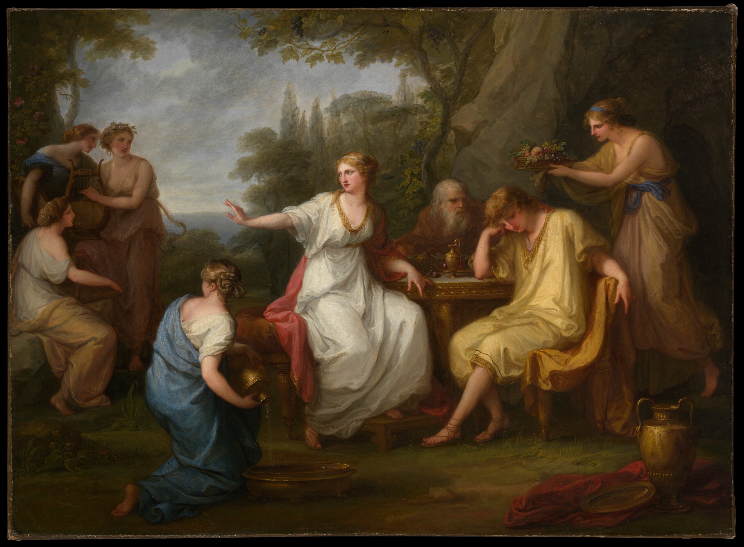 the story of Angelica Kauffman, one of the prized painters of the 18th century