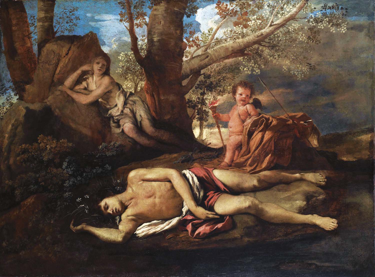 Écho et Narcisse ou La mort de Narcisse, vers 1628