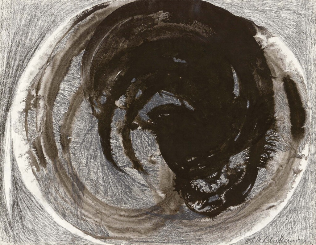Magdalena Abakanowicz Embryologie, 1981 Encre, fusain et mine de plomb sur papier, 48,5 x 63 cm