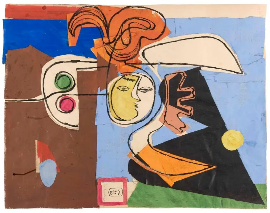 L’art sur papier du Corbusier chez Ader