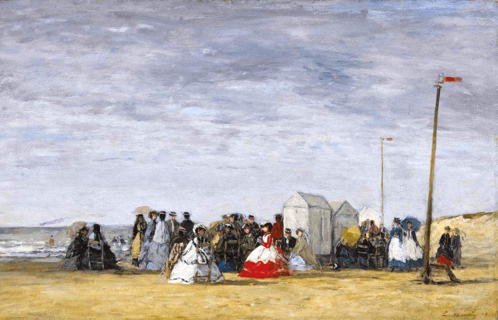 Trouville, le port, 1895 Huile sur toile, 36,3 x 58 cm Collection privée