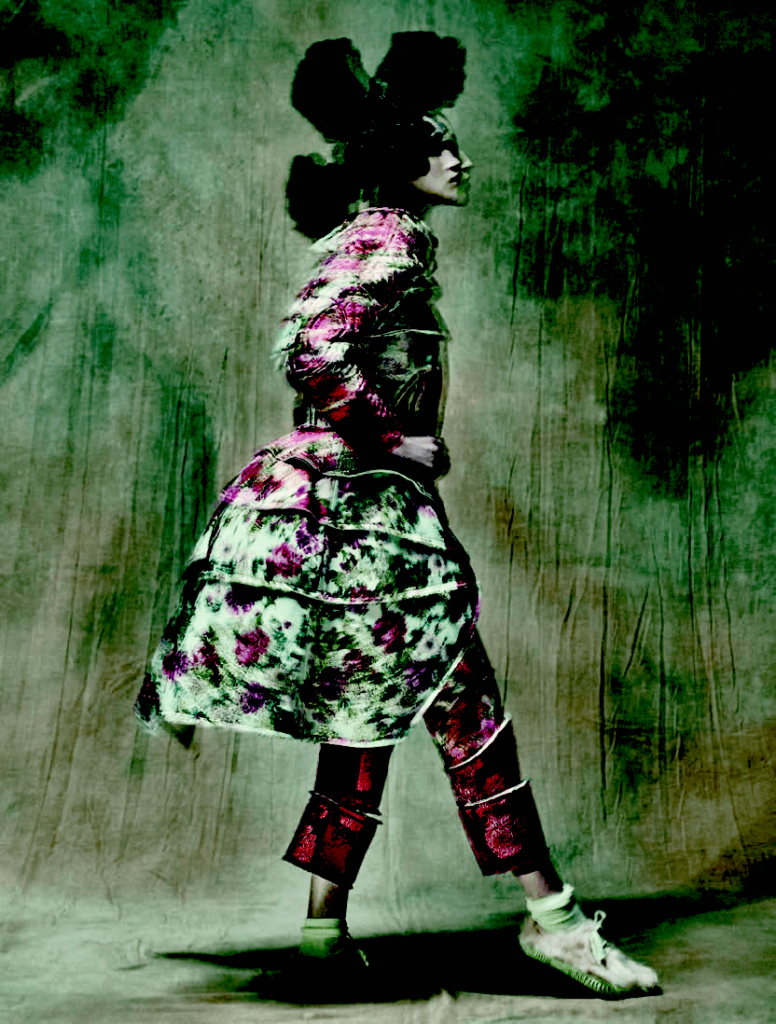 Anna Cleveland, Comme des Garçons PE 1997, Paris, 1996 Polaroïd original Paolo Roversi