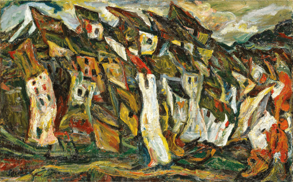 Les Maisons 19201921 Huile sur toile 58x92cm Musée de lOrangerie Paris Collection Jean Walter et Paul Guillaume