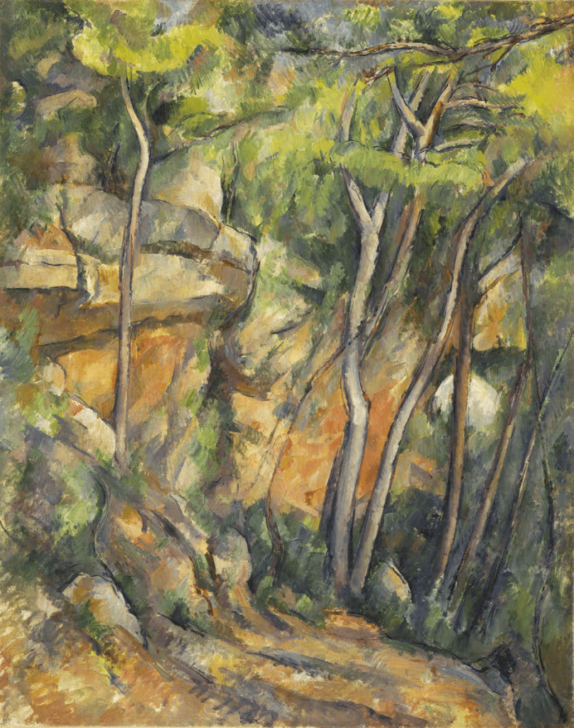 Paul Cézanne Dans le Parc de Château Noir 18981900 Huile sur toile 92x73cm Musée de lOrangerie Paris