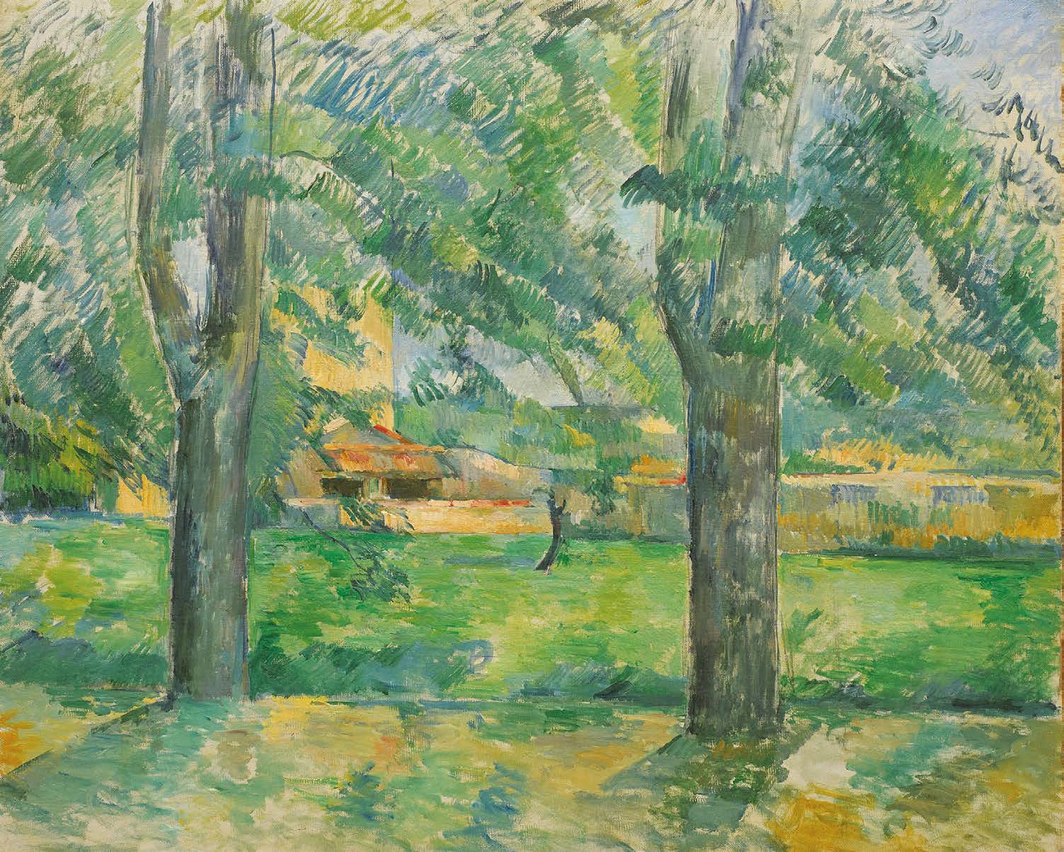 Les Quatre Saisons :
Le Printemps, vers 1860. Peinture
à l’huile sur mur en plâtre, déposée
et montée sur toile, 315 x 98 cm