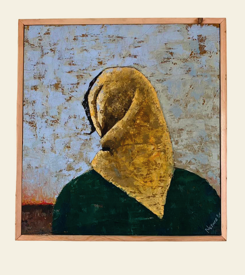 Victor Eniola Alero, 2025 65 x 61 cm Acrylic on canvas DR