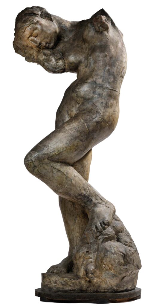 Méditation sans bras, 1896
Plâtre patiné, 148 x 73 x 61 cm
Musée Rodin, Paris
© musée Rodin - photo Cristian Baraja