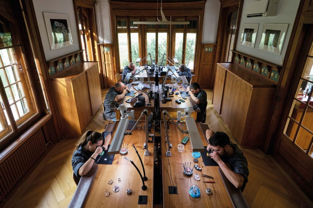 Les ateliers MB&F à Carouge,
dans le manoir datant de 1907
rebaptisé « M.A.D.House »
©MB&F