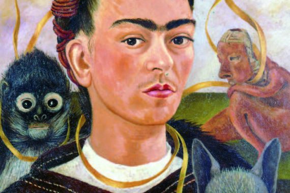 Autorretrato con changuito
(Autoportrait avec petit
singe), 1945
© Collection Museo Dolores Olmedo,
Xochimilco, México