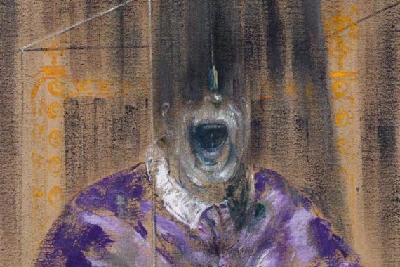 Francis Bacon, Head VI, 1949, huile sur toile, 93,2 x 76,5 cm, Arts Council Collection, Southbank Centre, London © The Estate of Francis Bacon. All rights reserved / 2025, ProLitteris, Zurich