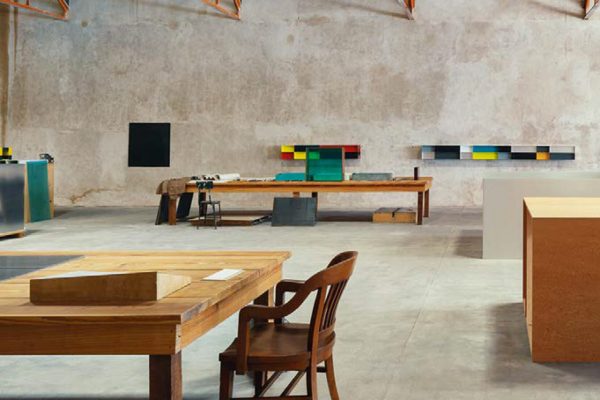 Art Studio, Judd Foundation,
Marfa, Texas
Photo © Elizabeth Felicella. Courtesy
Judd Foundation. Donald Judd Art © Judd
Foundation / Artists Rights Society (ARS),
