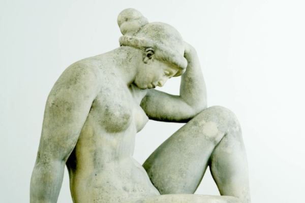 Aristide Maillol La Méditerranée, vers 1905-1907 Pierre de Lens, 114 x 78 x 107,5 cm Collection Oskar Reinhart « Am Römerholz », Winterthour