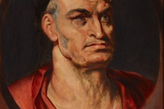 Pierre-Paul Rubens, Galba, vers 1598, huile sur panneau, 66,5 x 52 cm, galerie Salomon Lilian