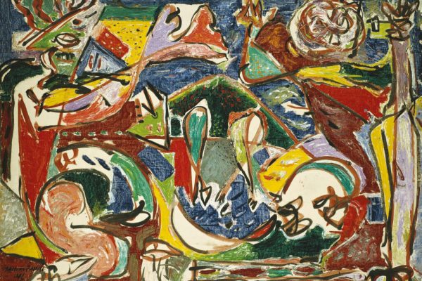 The Key (1946) Huile sur lin The Art Institute of Chicago © Pollock-Krasner Foundation / ADAGP, Paris 2024