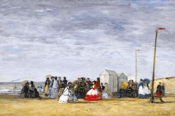 Trouville, le port, 1895 Huile sur toile, 36,3 x 58 cm Collection privée