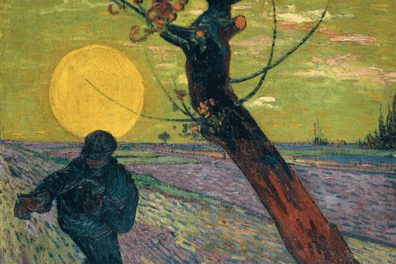 Vincent Van Gogh
Le semeur, soleil couchant, 1888
huile sur toile, 73 x 92 cm
Fondation Collection E.G. Bührle, Zurich
photo SIK-ISEA, Zurich (J.-P. Kuhn)
