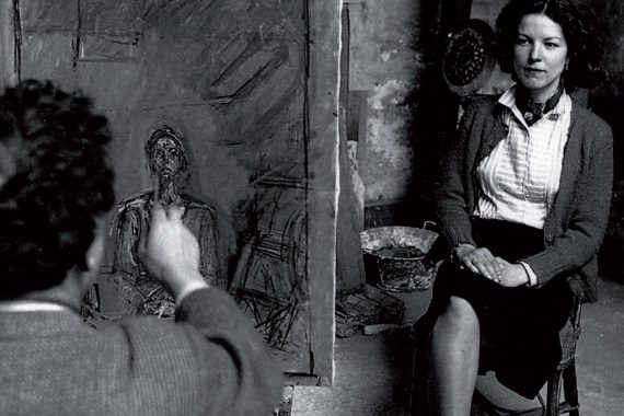 Sabine Weiss, Alberto Giacometti
faisant le portrait d’Annette, 1954
© photo: Sabine Weiss