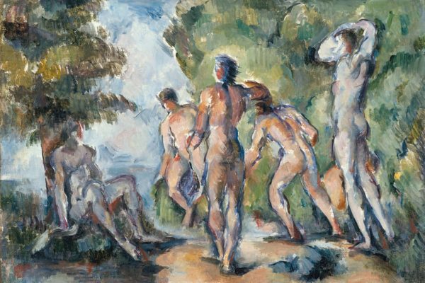 Paul Cézanne (1839-1906)
Les baigneurs, vers 1892
Huile sur toile, 22 x 33 cm
Lyon, Musée des Beaux Arts,
dépôt du musée d’Orsay
© service presse Rmn-Grand Palais
(Musée d’Orsay) / René-Gabriel Ojéda
