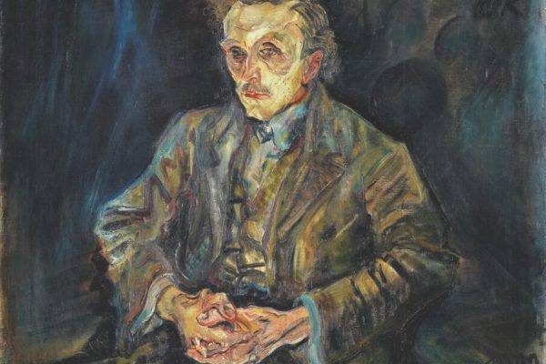 Time, Gentlemen Please, 1971-1972 Huile sur toile, 130 x 100 cm Tate : acquis en 1986 © Fondation Oskar Kokoschka / 2018 ProLitteris, Zurich
