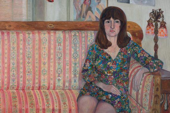 Marianne Benedikt, 1970
Huile sur toile, 101,6 x 152,4 cm
Collection privée, Zurich
© Sylvia Sleigh.
Photo : Annik Wetter Photographie